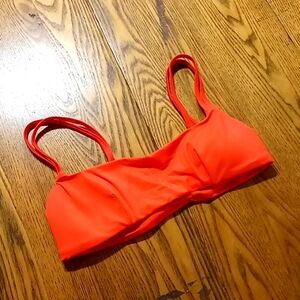 Andie Bikini Womens Top XS Swim ORANGE SIRE NEW The Rockaway Top Extra Small